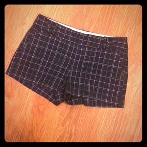 Banana Republic navy plaid shorts